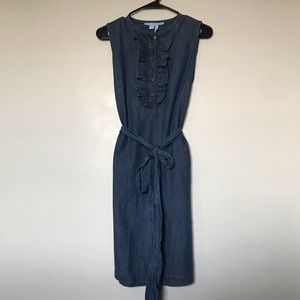 NWT Draper James Chambray Sleeveless Dress